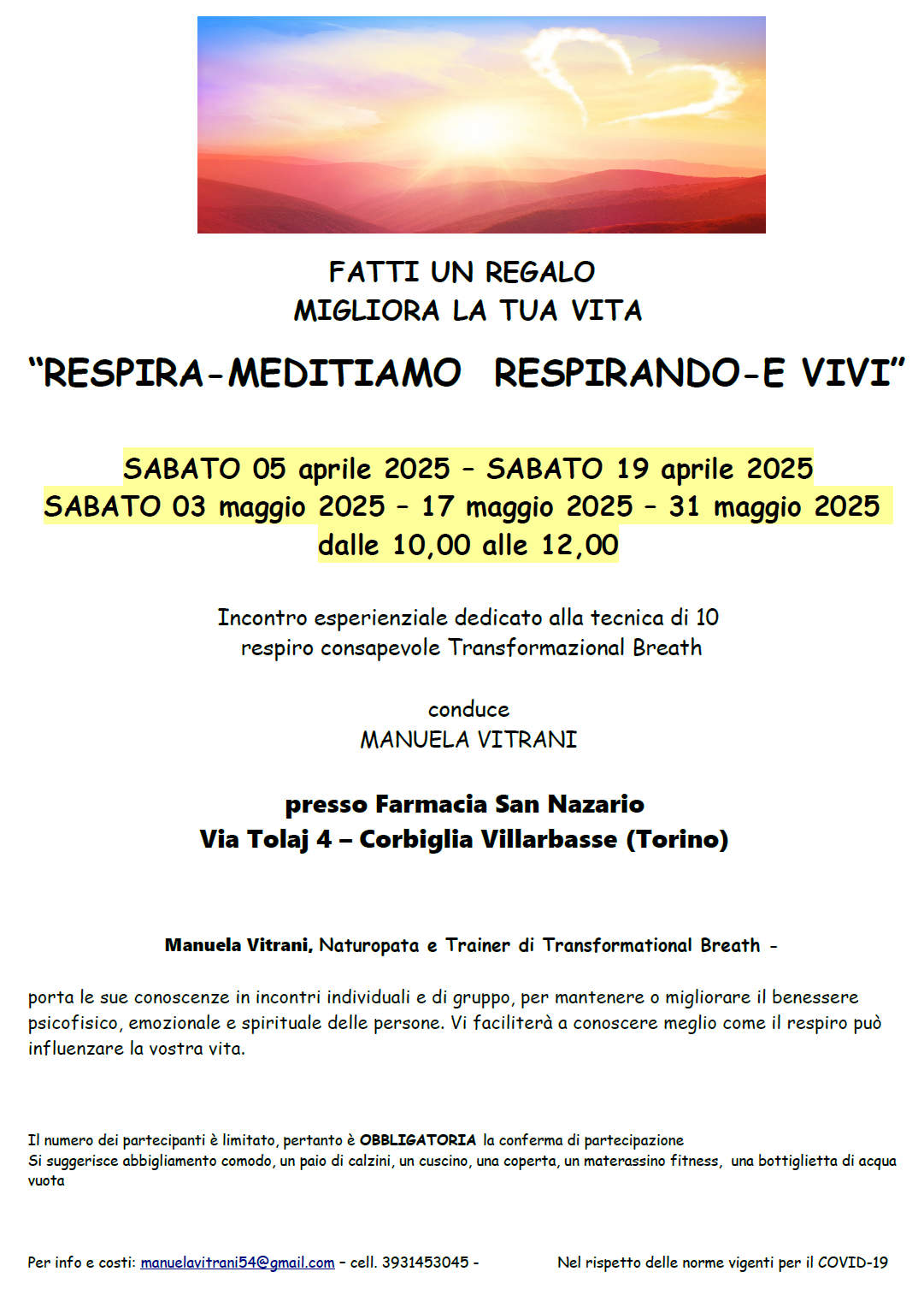 Respiro consapevole APR MAG 2025